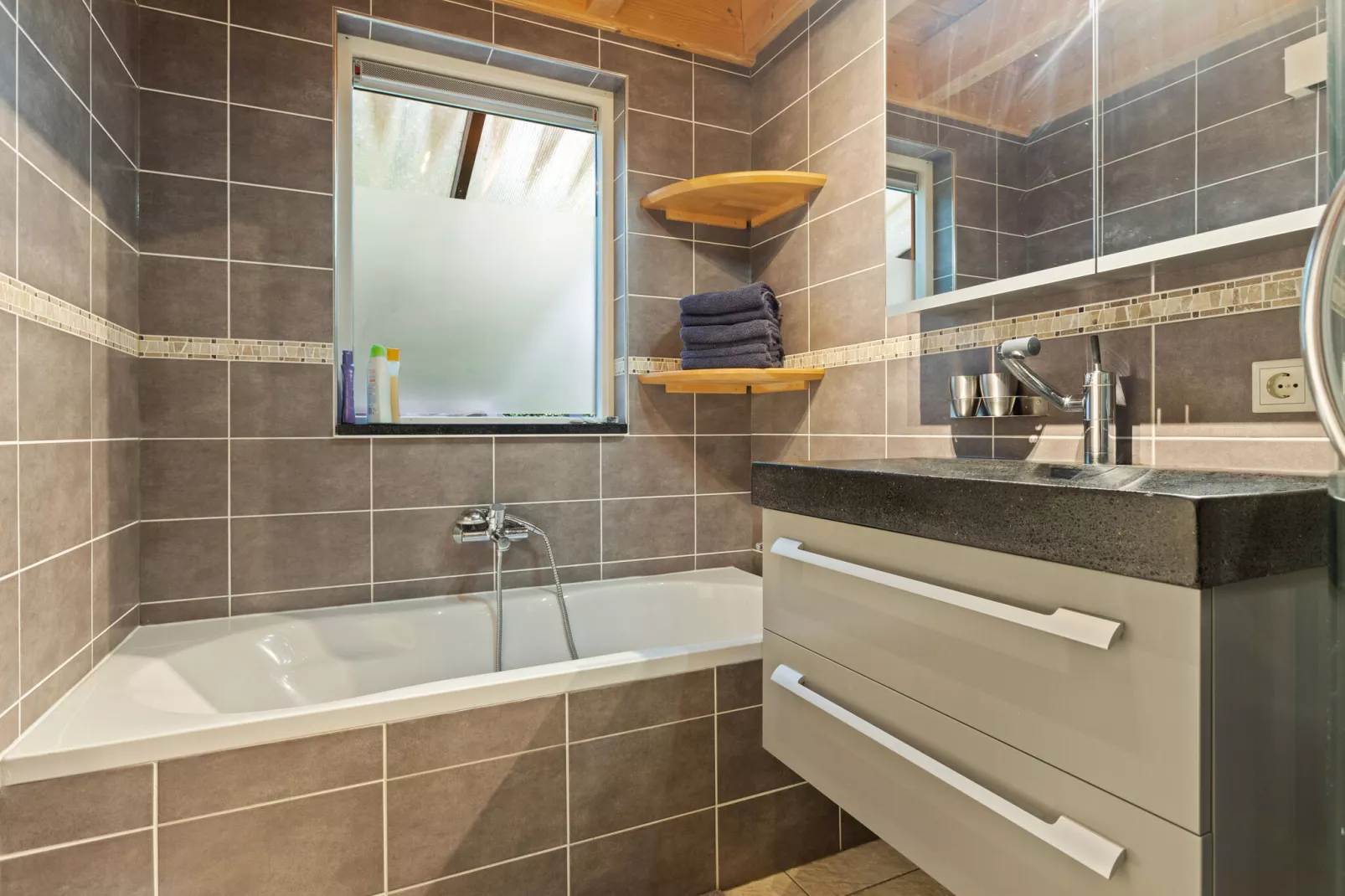 Prachtig vrijstaand huis met tuin op de Veluwe-Bathroom