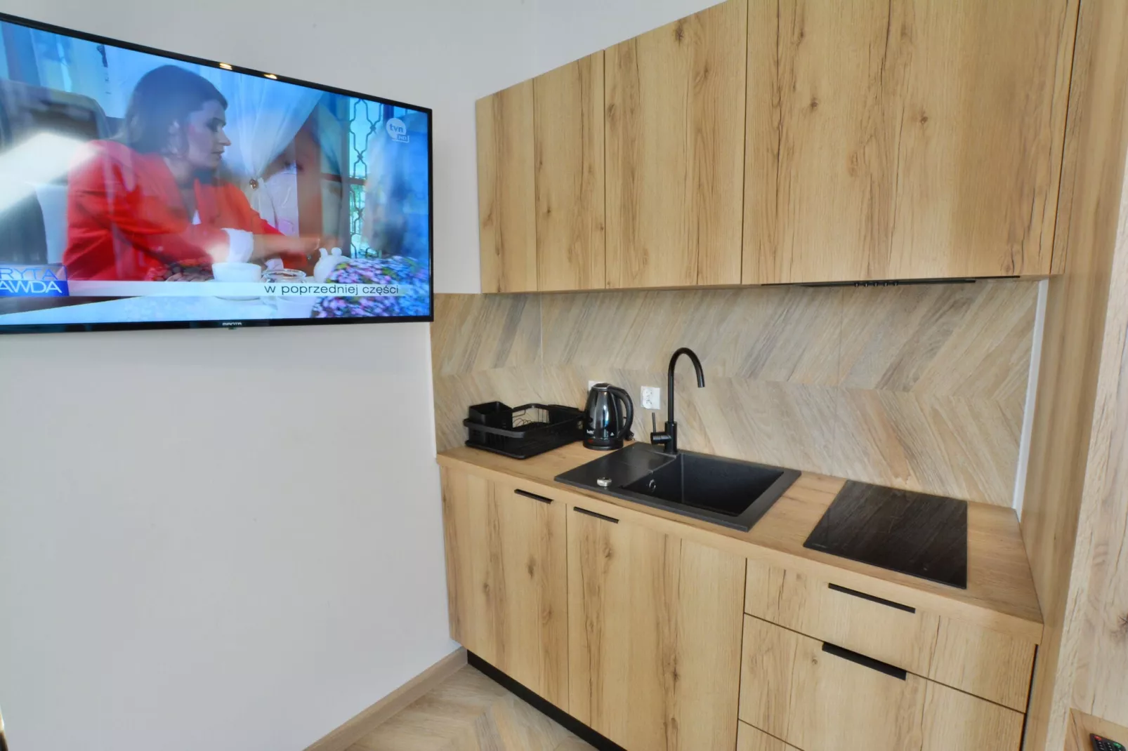 Apartament Nr 5 3-osobowy 25 m2 Ustronie Morskie-Kitchen