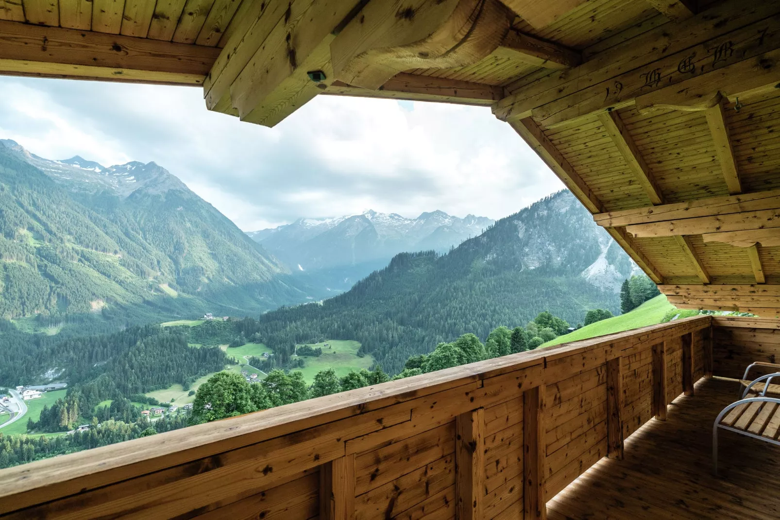 Chalet Bergerblick Zillertal Arena-Vue d'été