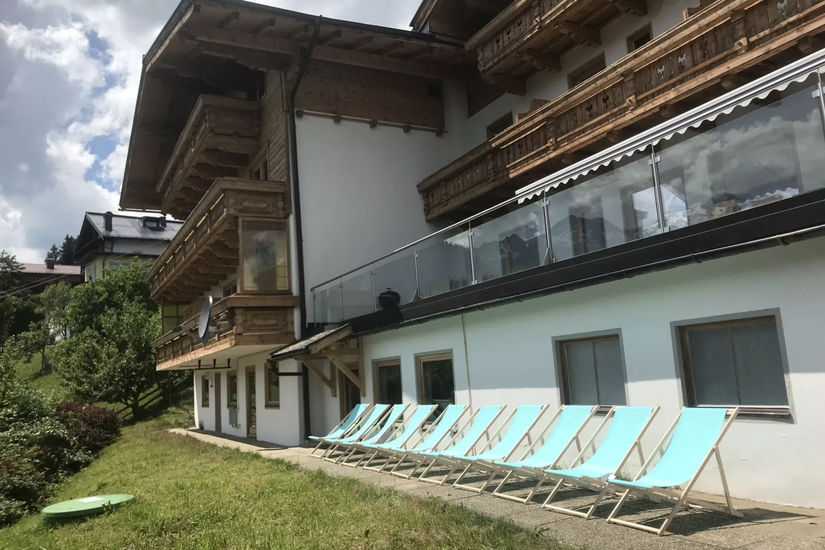 Chalet Bergerblick Zillertal Arena-Jardin d'été
