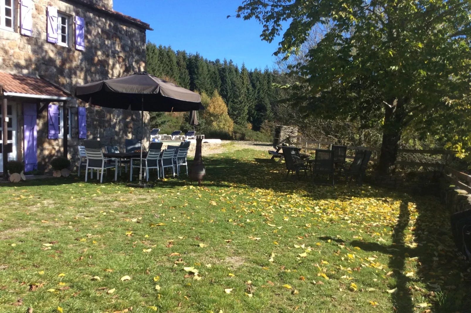 Maison de vacance - Cros-de-Géorand-Gärten Sommer