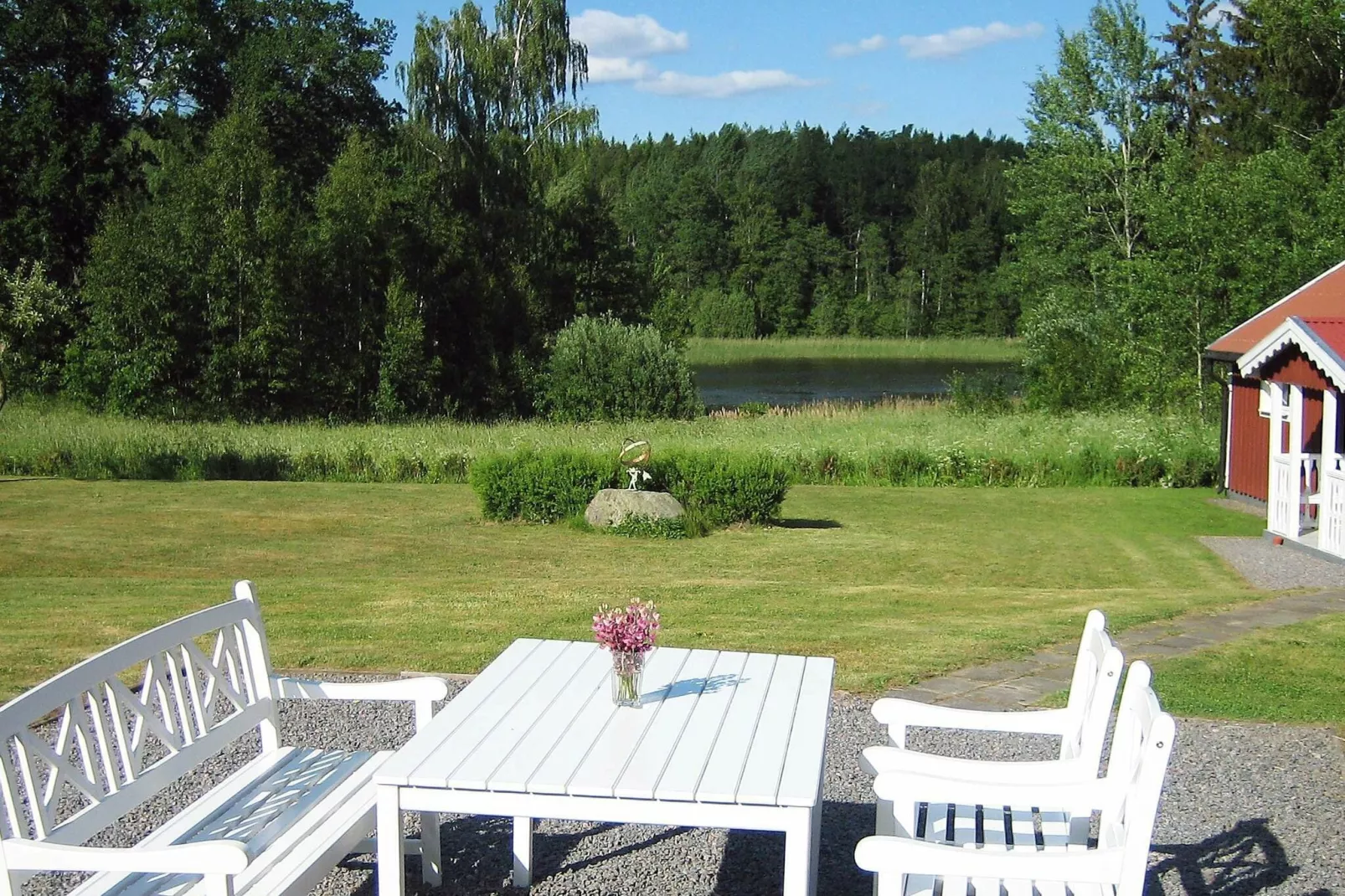7 Personen Ferienhaus in ÅTVIDABERG-By Traum-Außenbereich