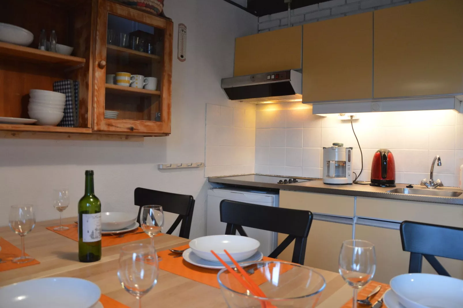 Aux Trois Frontières-Kitchen