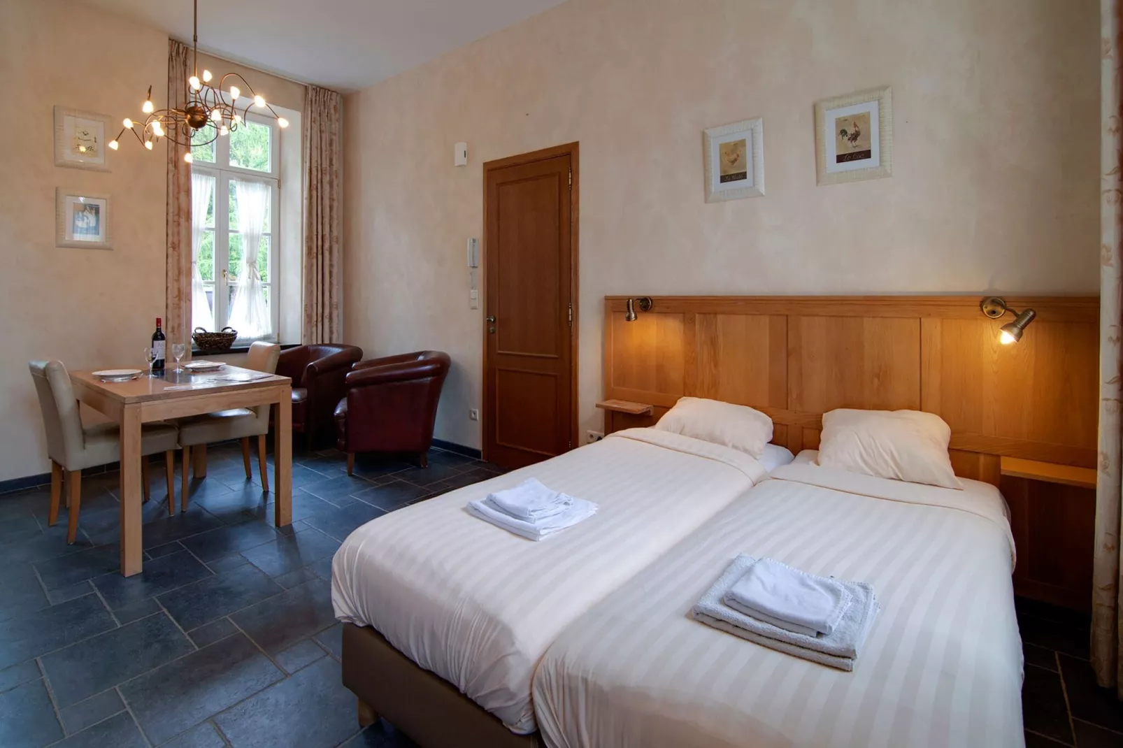Studio voor twee Domaine Château Dieupart-Bedroom