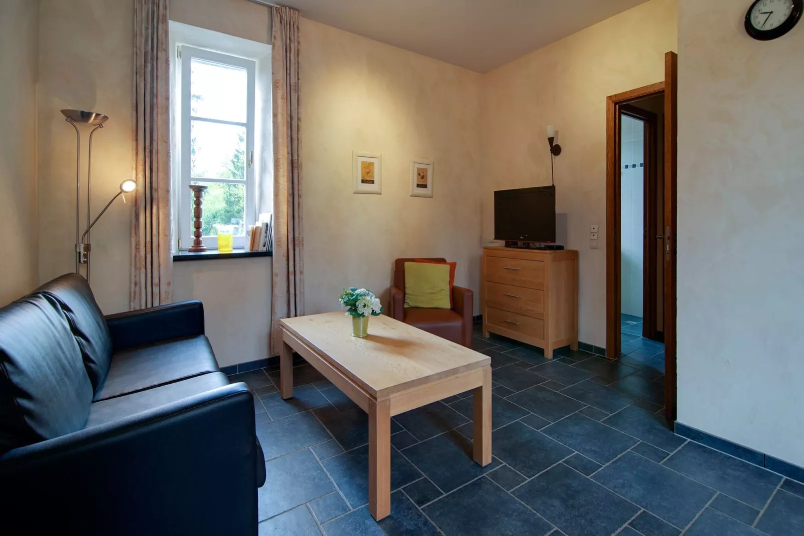 Appartement voor vier Domain Château Dieupart-Wohnzimmer