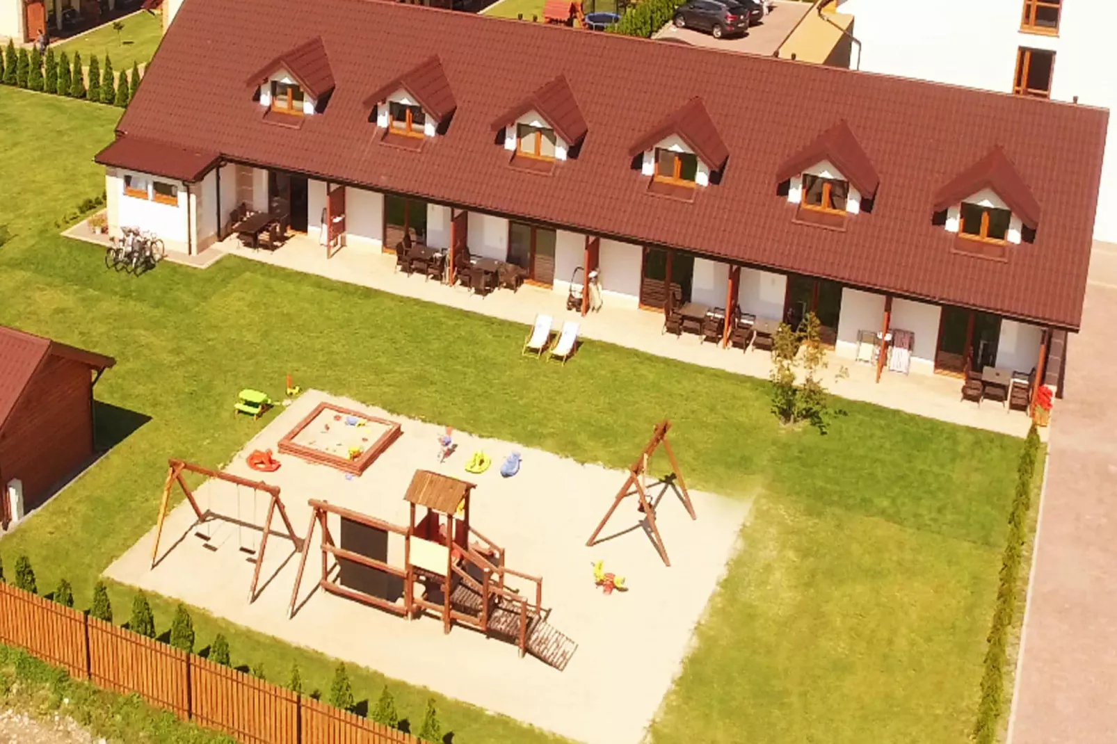 Two-level modern apartments-Exterior summer
