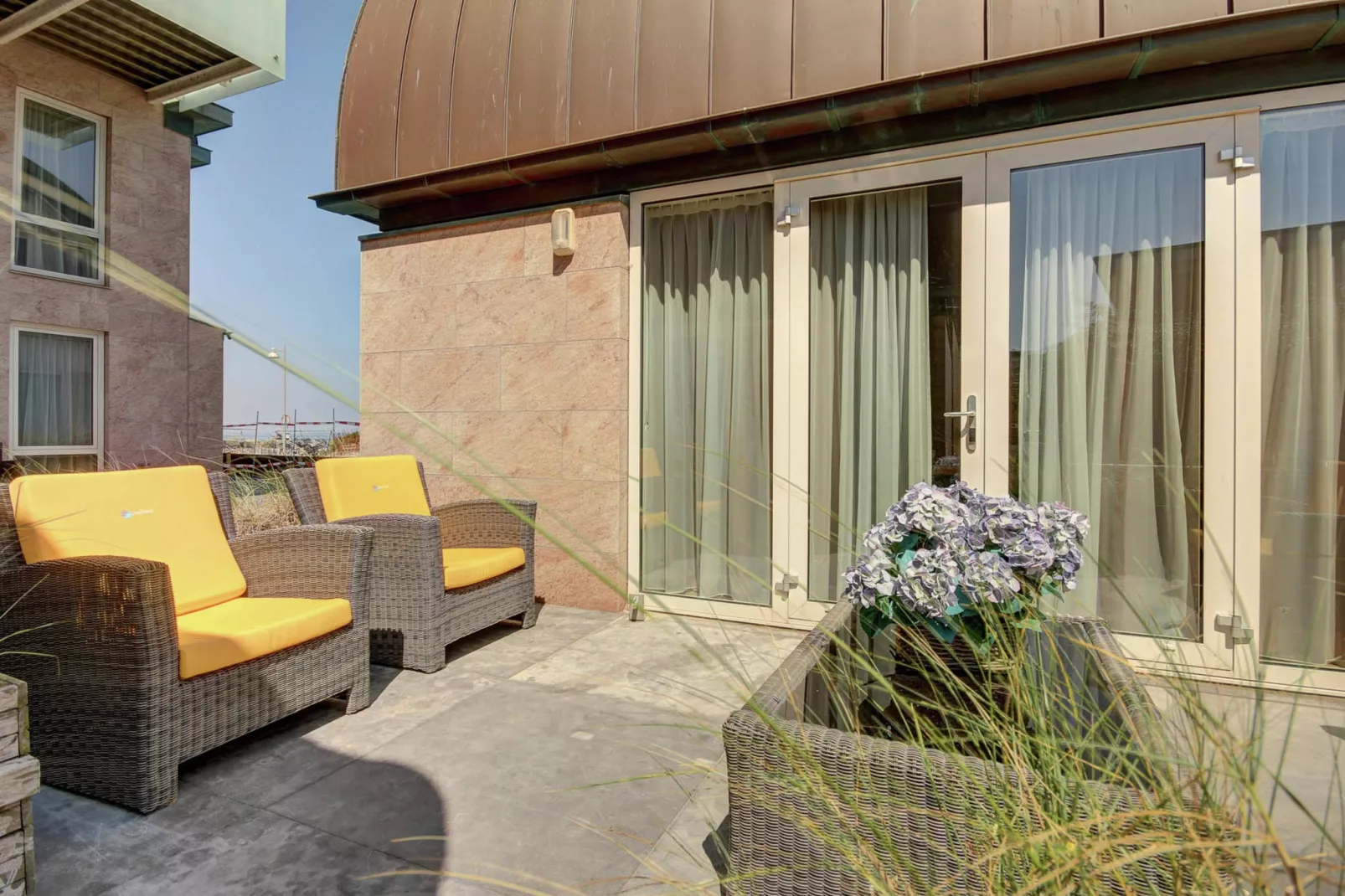 De ZeeParel Sea Fish-Terrassenbalkon