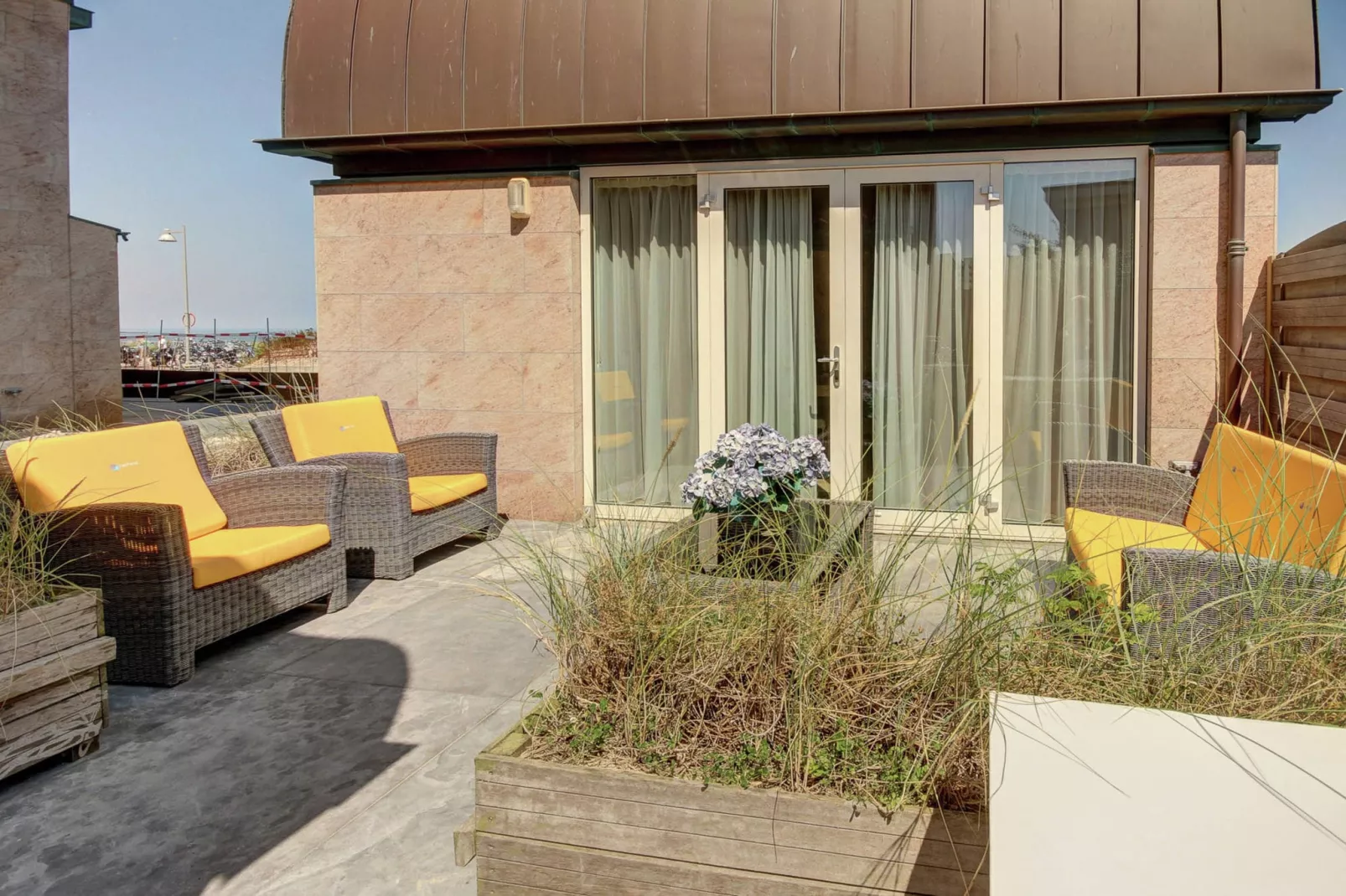 De ZeeParel Sea Fish-Terrassenbalkon