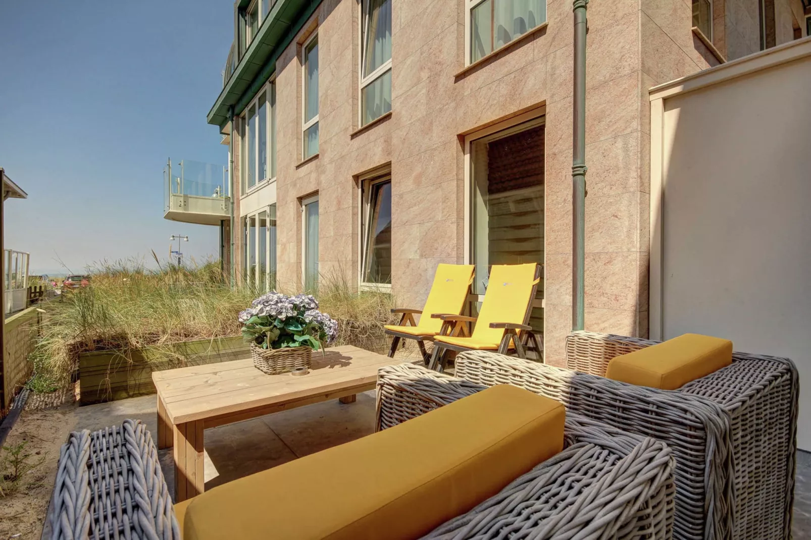 De ZeeParel Sea Fish-Terrassenbalkon