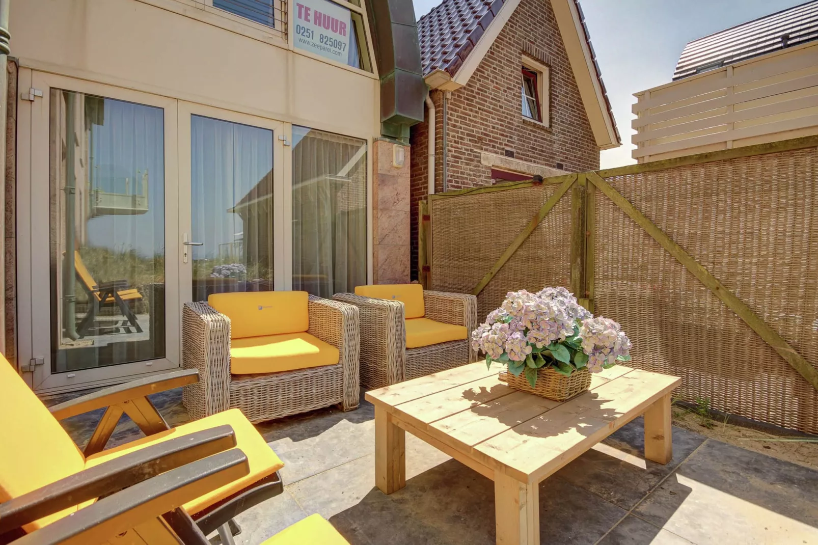 De ZeeParel Sea Fish-Terrassenbalkon