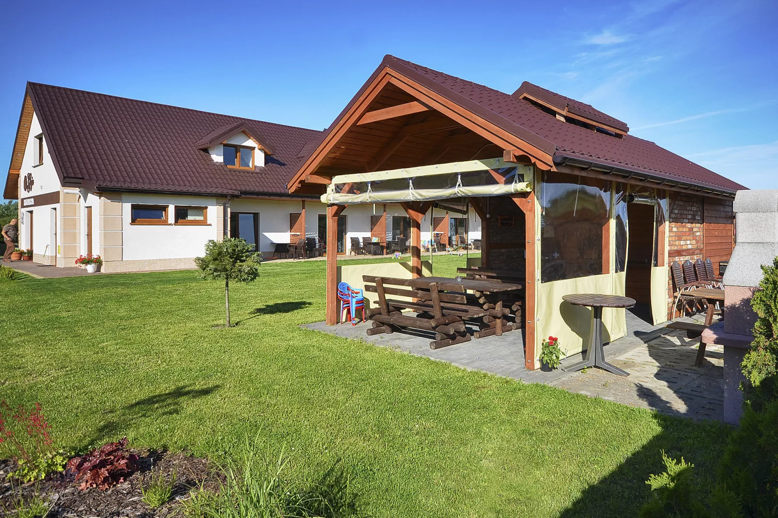 Two-level modern apartments-Gardens summer