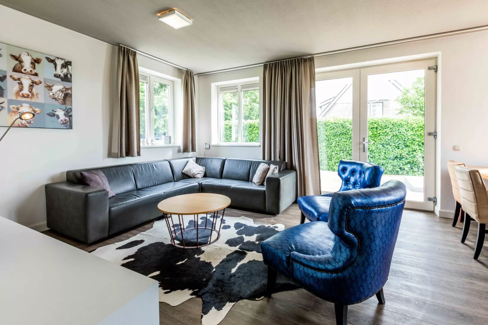 Deluxe 4 personen-Living room