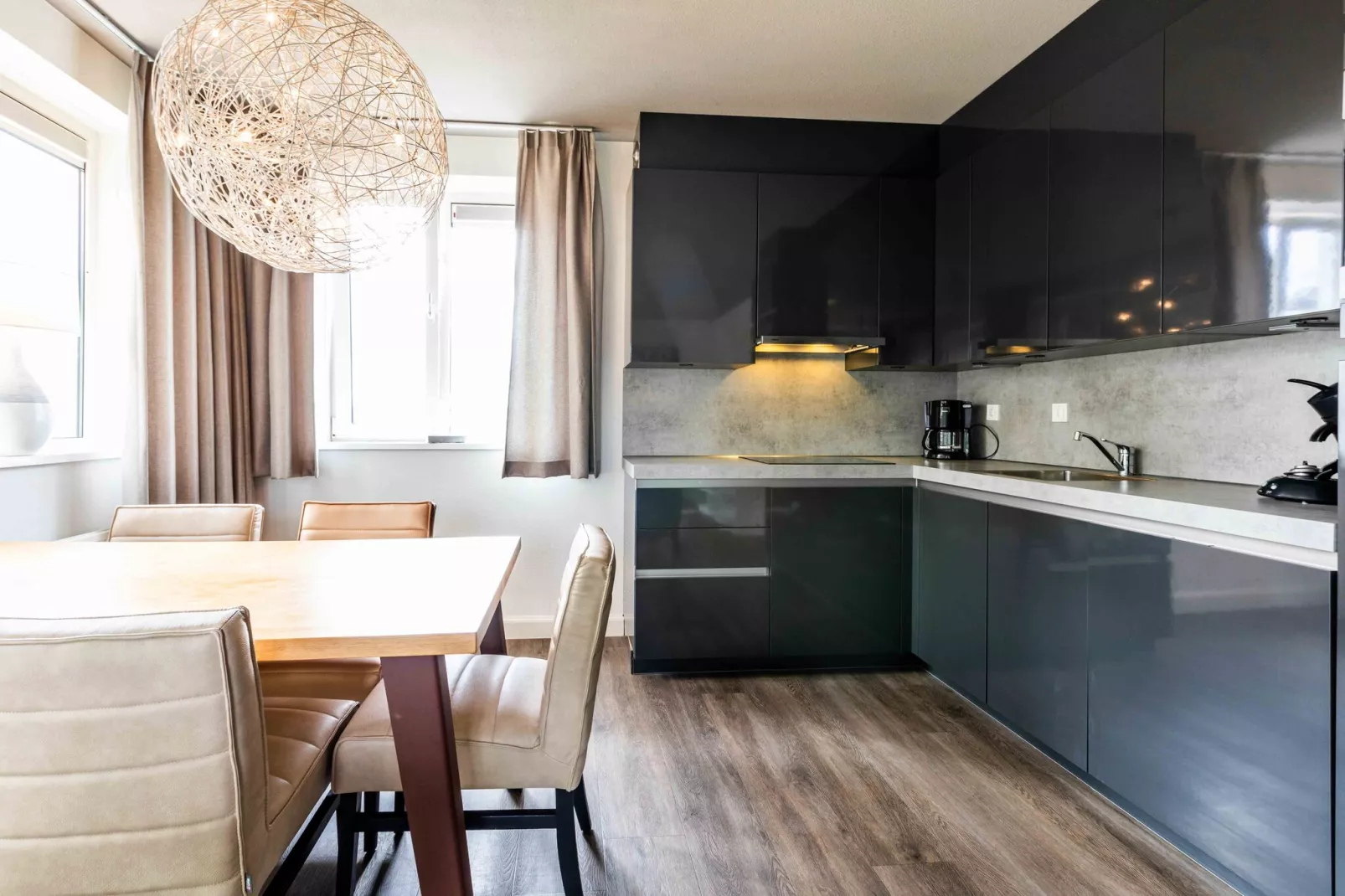 Deluxe 4 personen-Kitchen