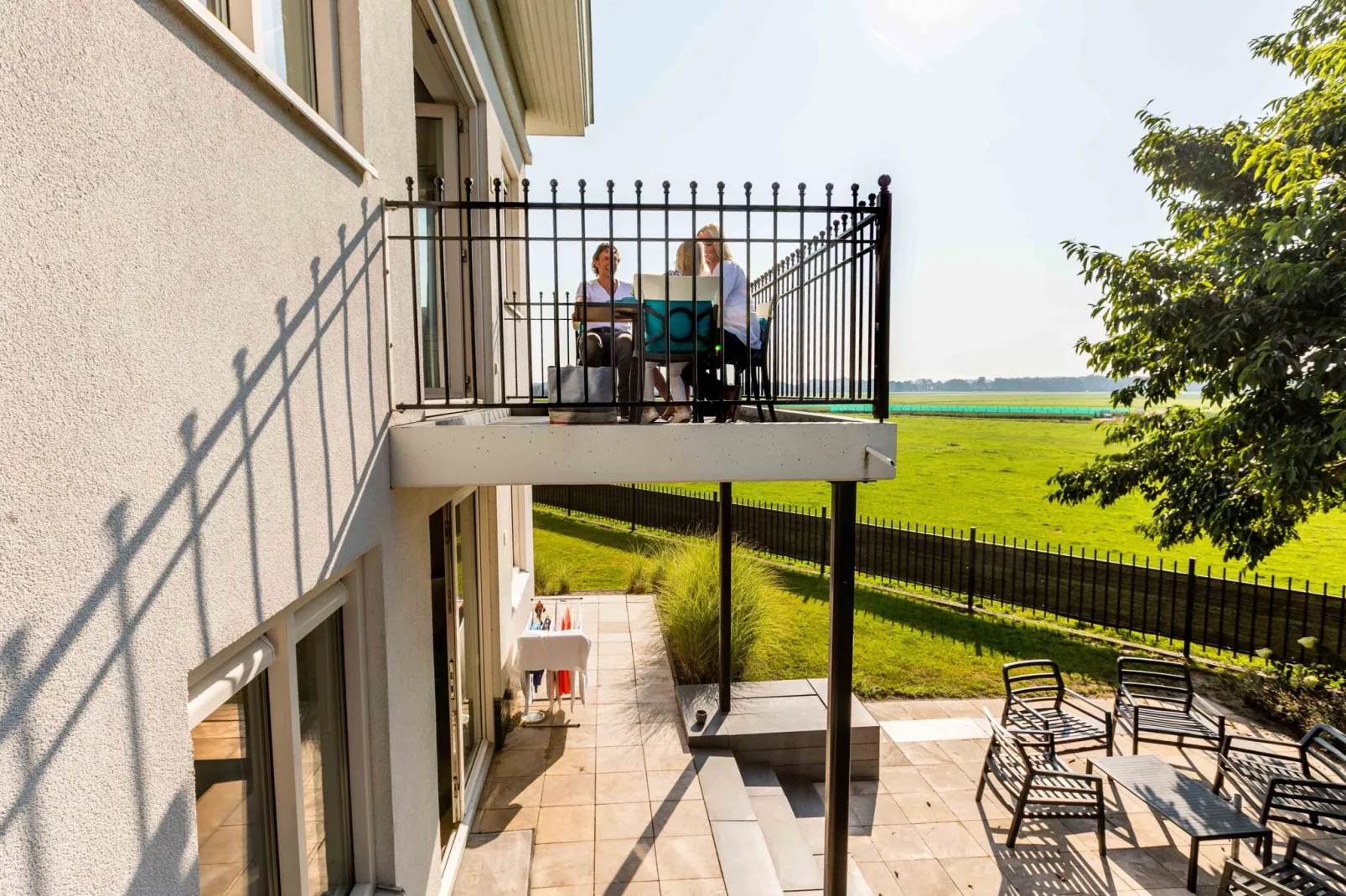 Deluxe 4 personen-Terrace balcony