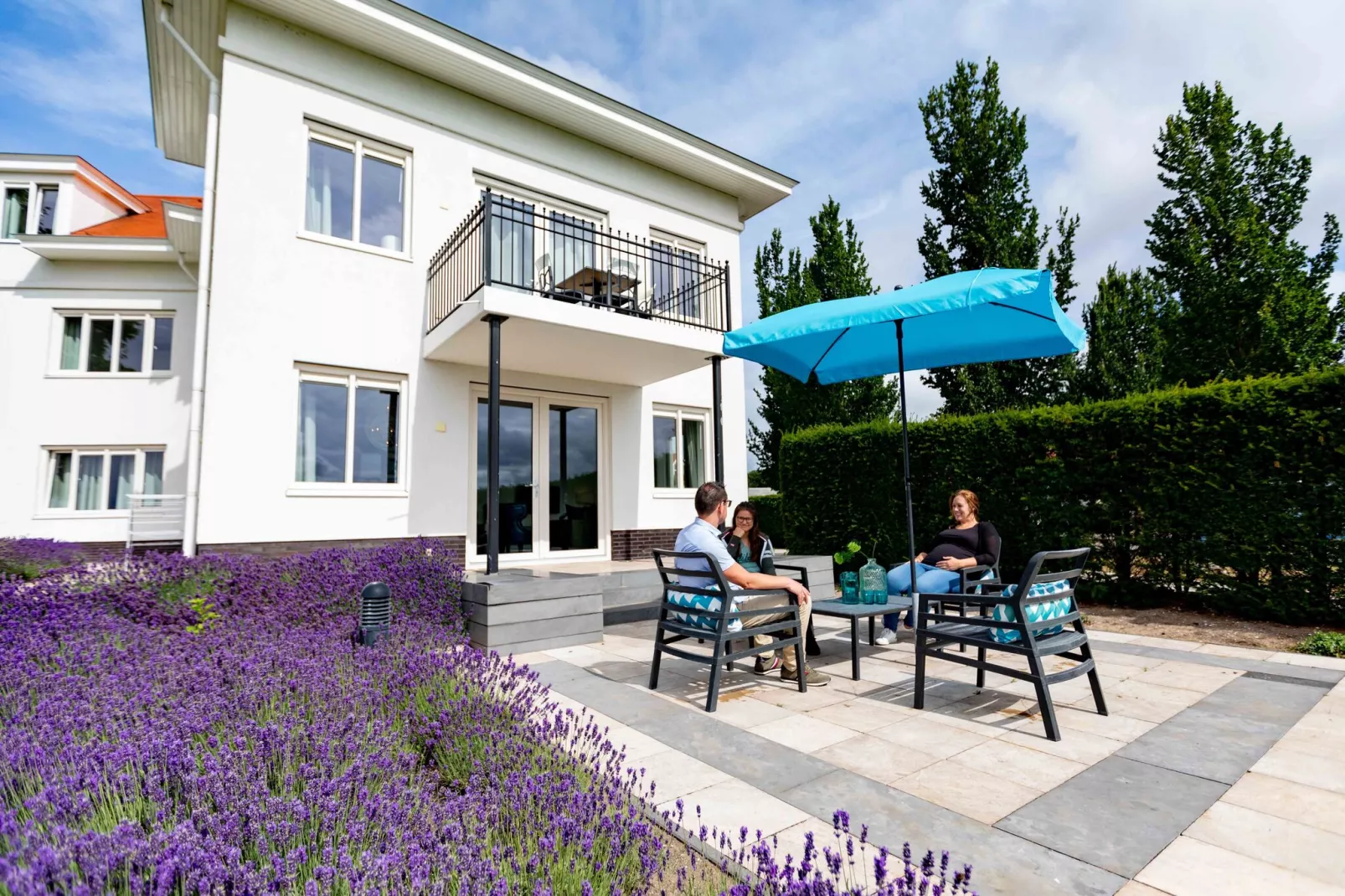 Deluxe 4 personen Sauna-Terrace balcony