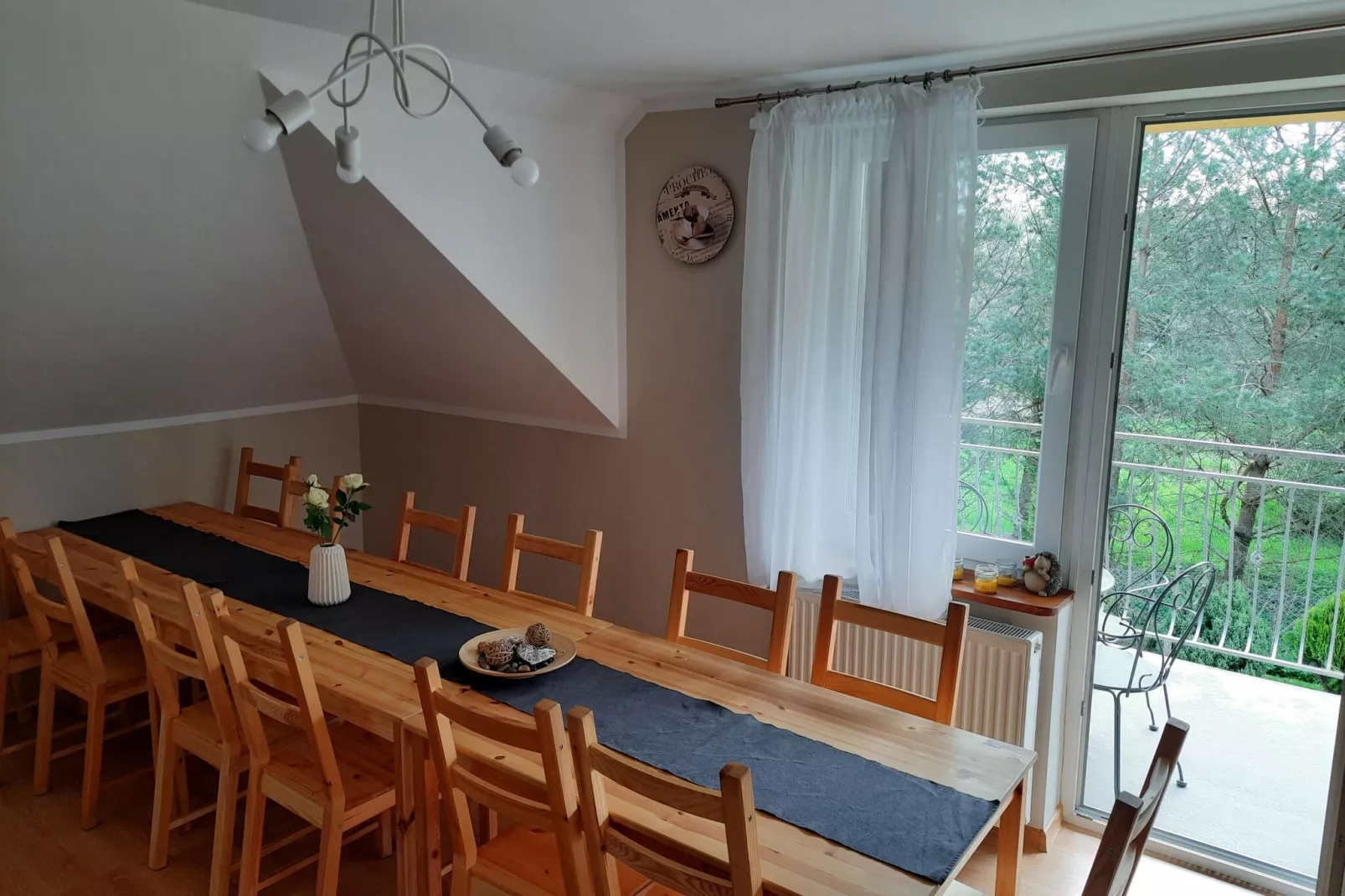 Spacious holiday home in Sieroslaw-Dining room