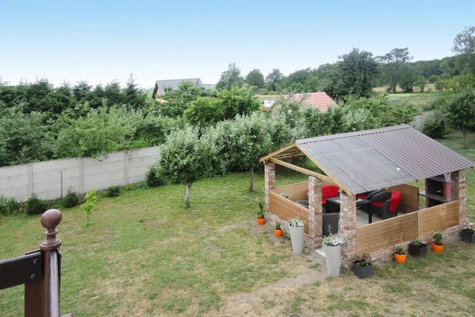 Holiday spacious modern flat in Dabrowa-Balcon-terrasse