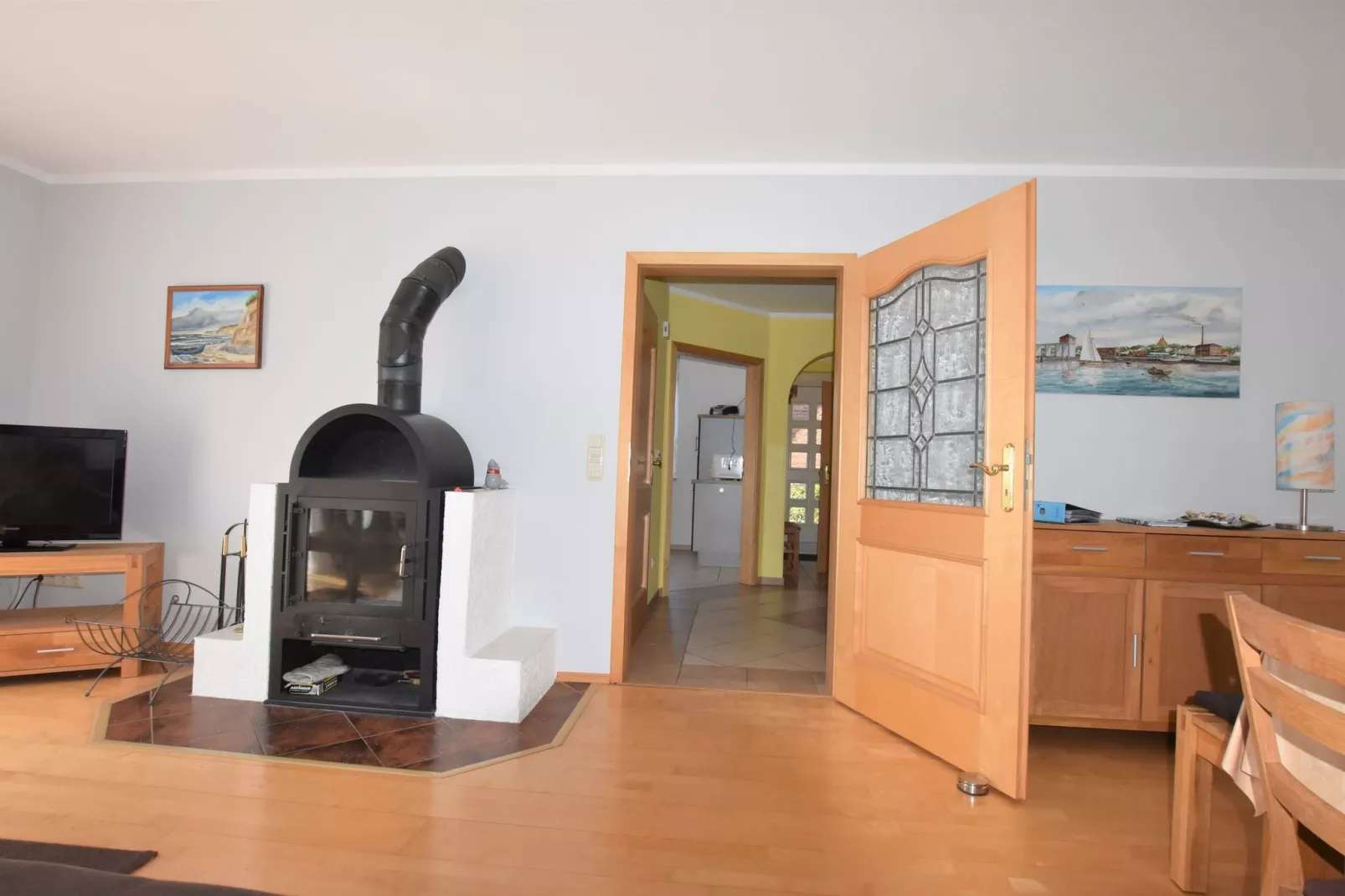 Ostsee-Haus Windland auf der Insel-Wohnzimmer