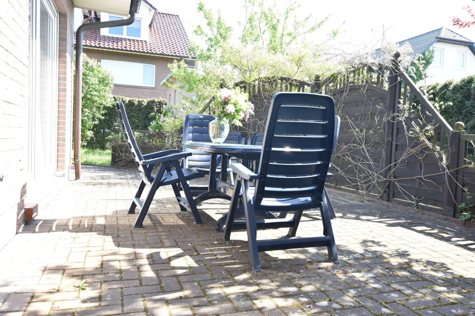 Ostsee-Haus Windland auf der Insel-Terrassenbalkon