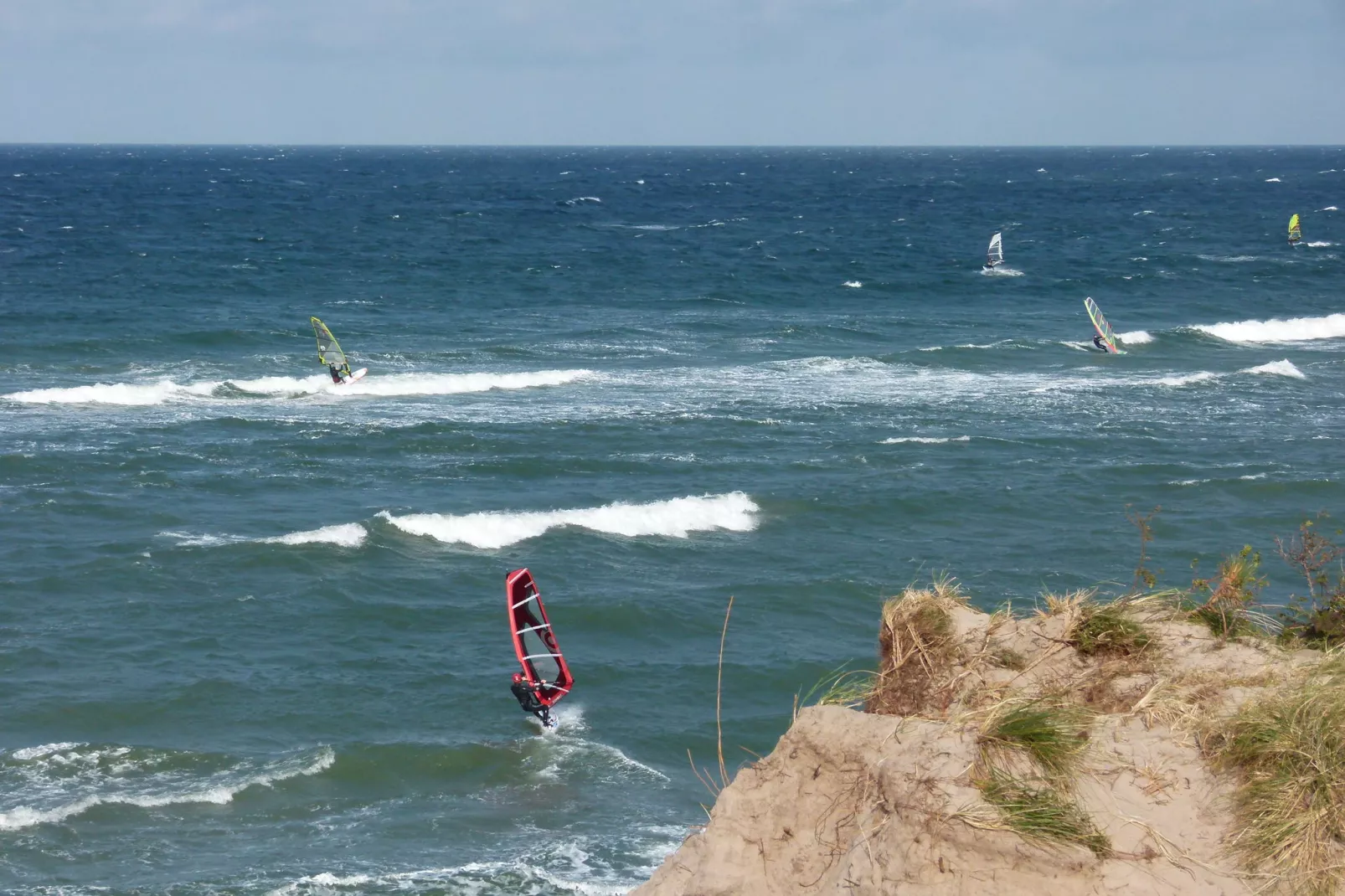 Ostsee-Haus Windland auf der Insel-Gebiete Sommer 5 km