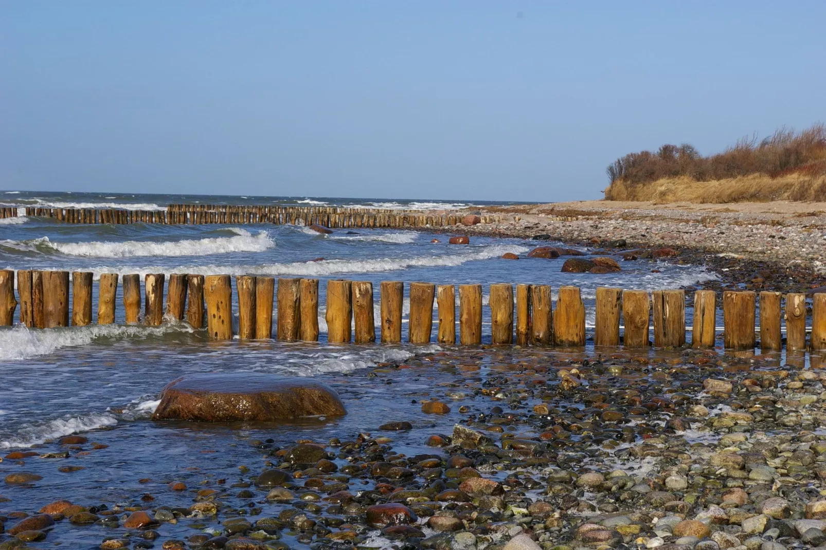 Ostsee-Haus Windland auf der Insel-Gebiete Sommer 5 km