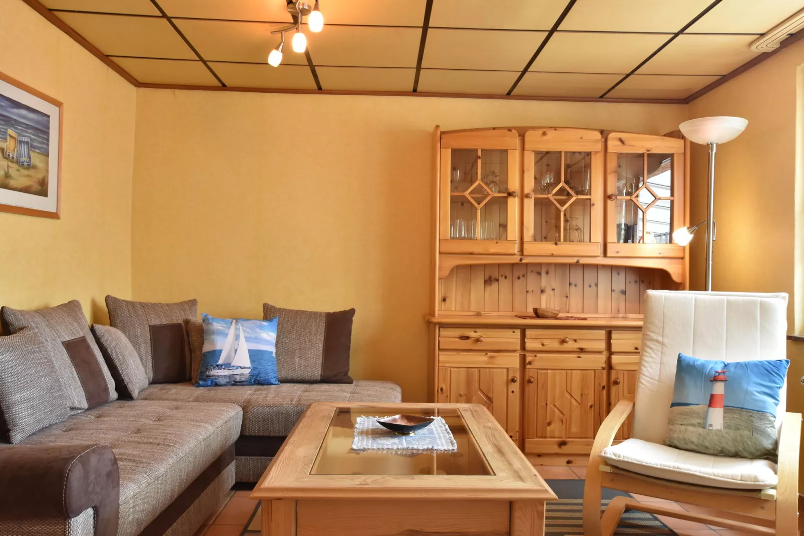 Ferienhaus mit Wintergarten-Living room