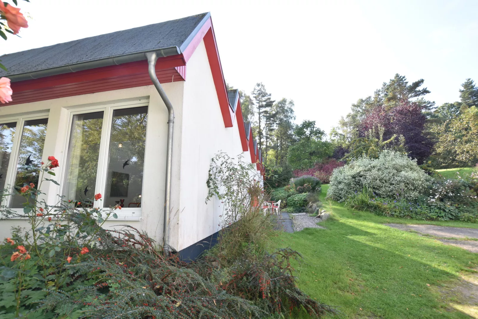 Ostseeblick Kühlungsborn mit Terrasse und Garten-Außenbereich Sommer