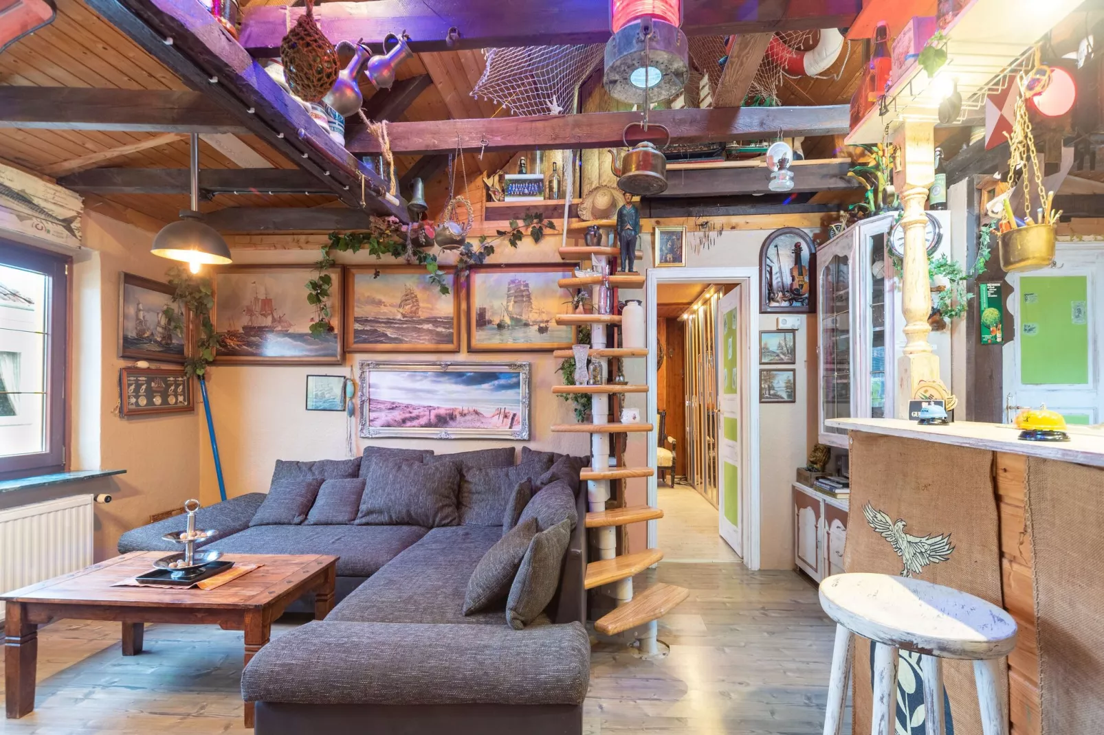 Dachterrassenwohnung-Living room
