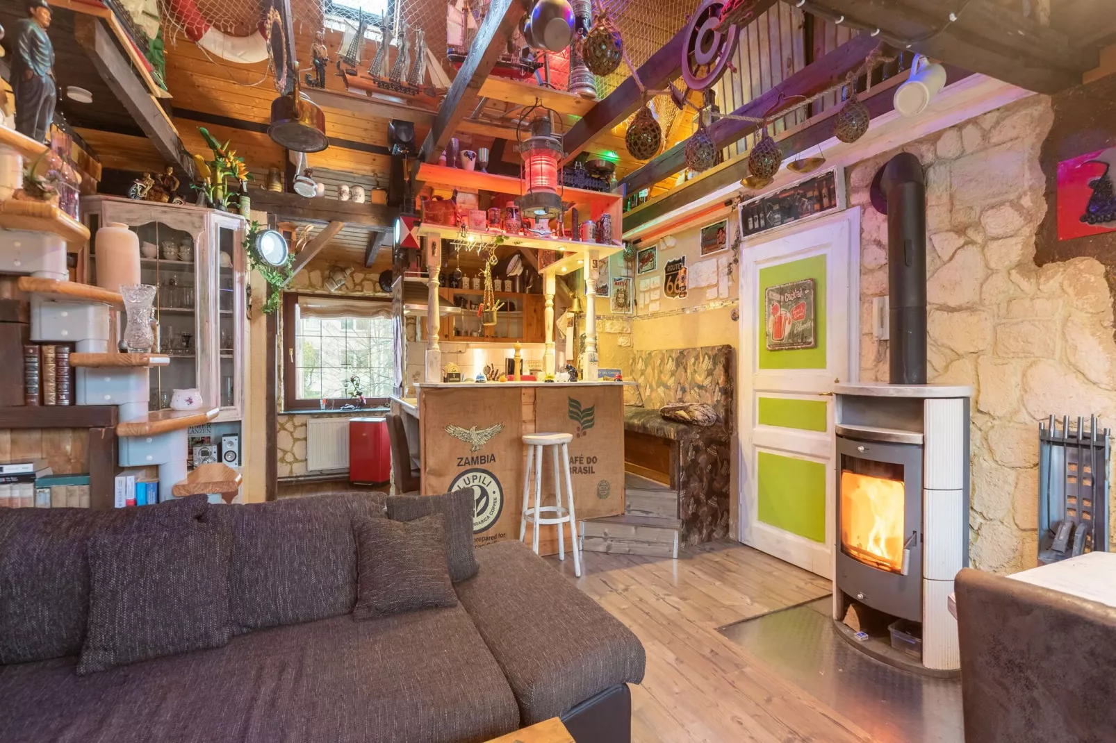 Dachterrassenwohnung-Living room