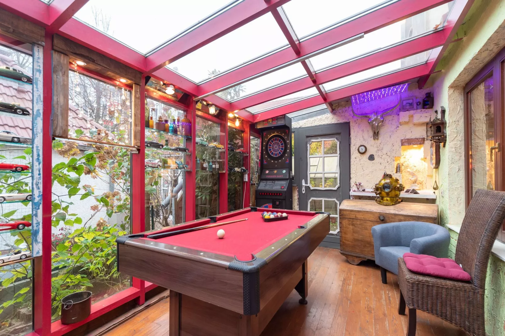 Rollstuhlgerecht Wohnen mit Wintergarten-Recreation room