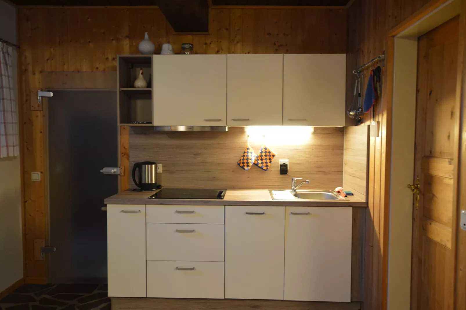 Ferienwohnung Erdgeschoss Weitblick I-Kitchen