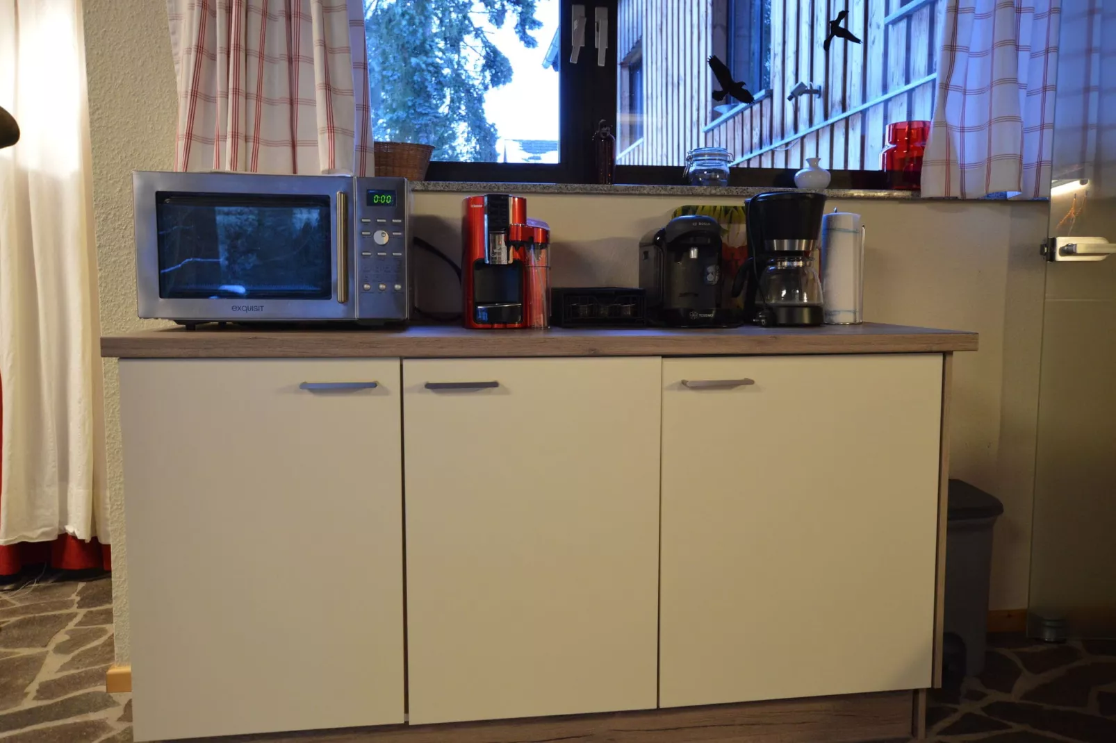 Ferienwohnung Erdgeschoss Weitblick I-Kitchen