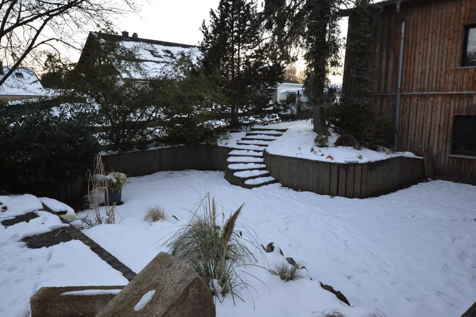 Ferienwohnung Erdgeschoss Weitblick I-Garden winter