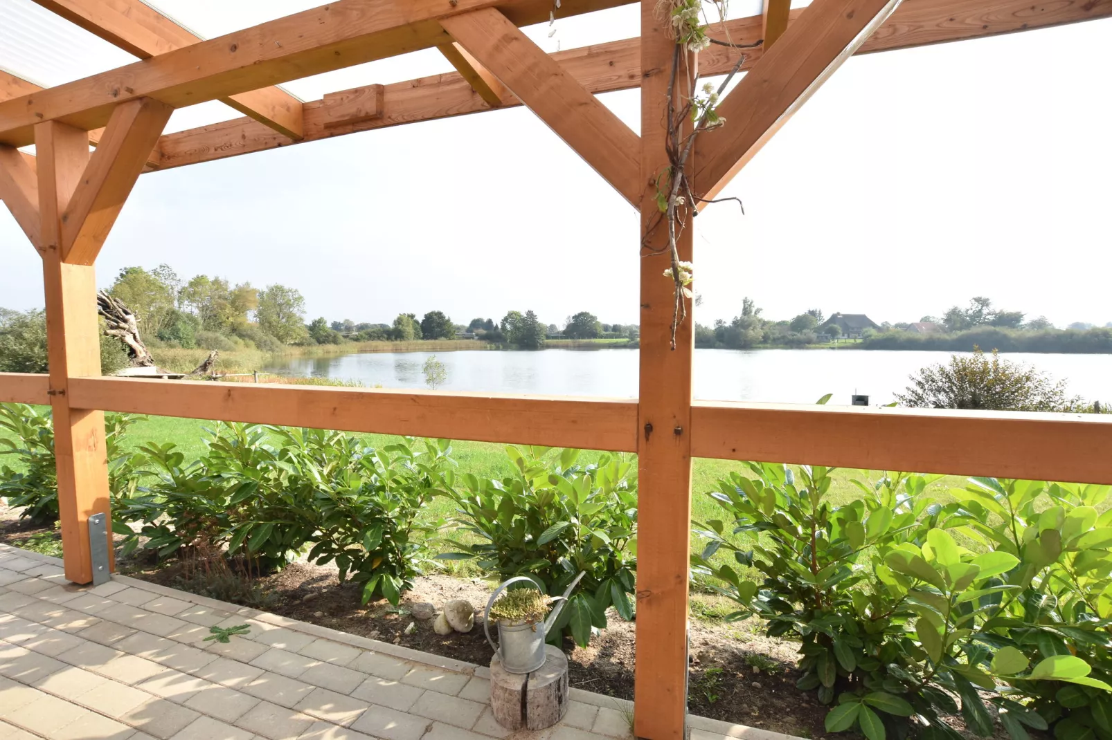 Ferienhaus Am See mit Kamin-View summer