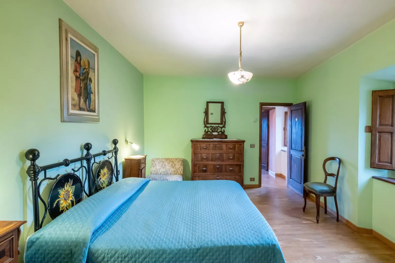 Casa Mirolago-Bedroom
