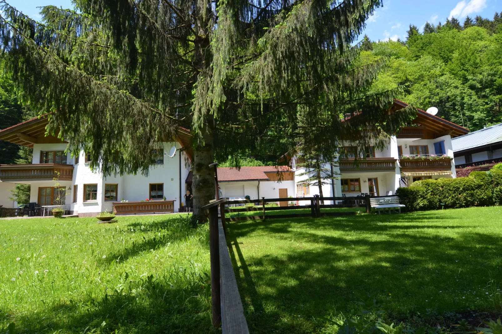 Schönau am Königssee-Gardens in summer