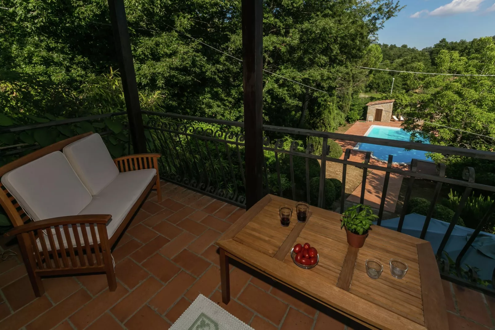 Santa Fiora-Terrace balcony