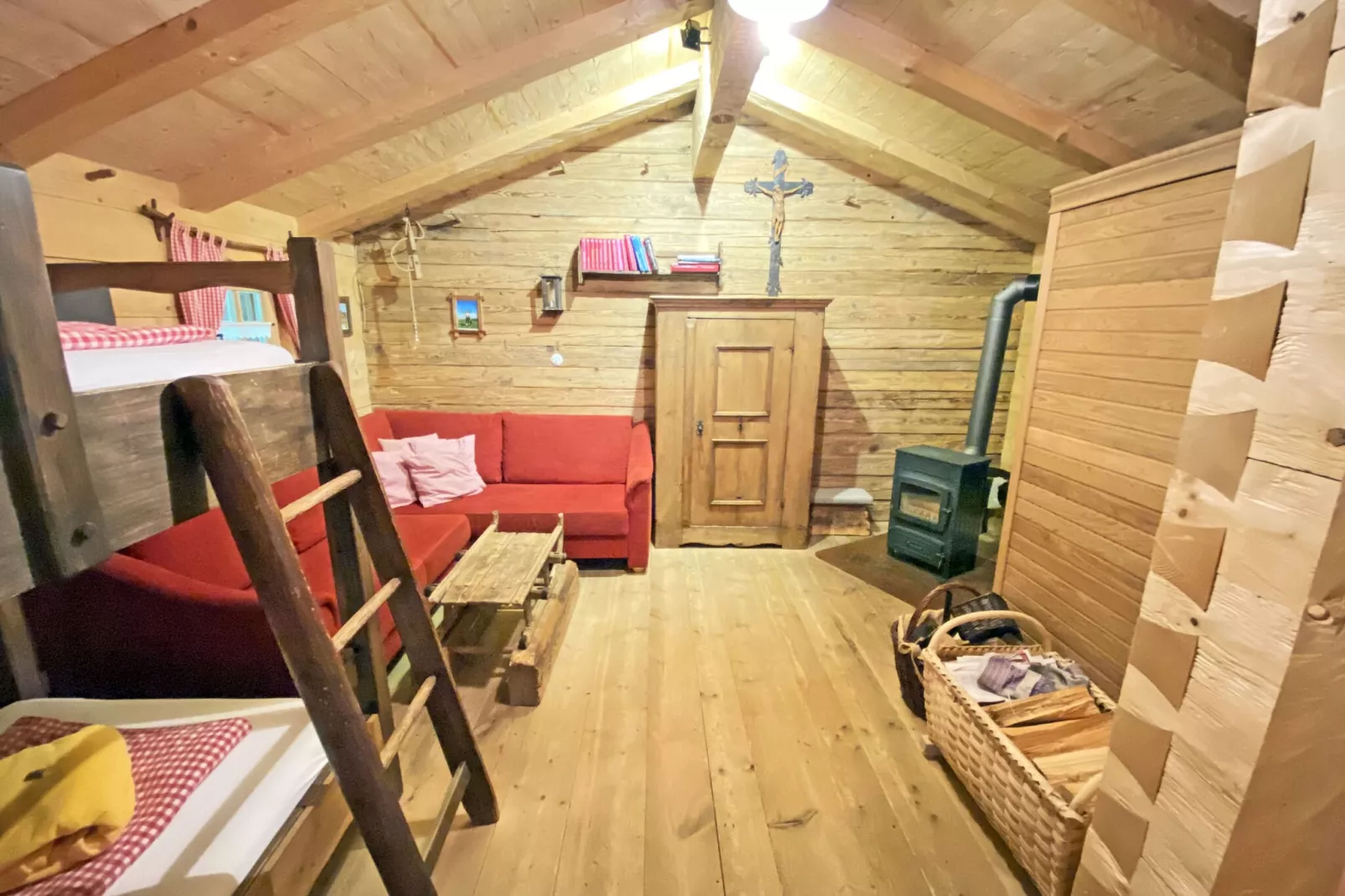 Almhütte-Wohnzimmer