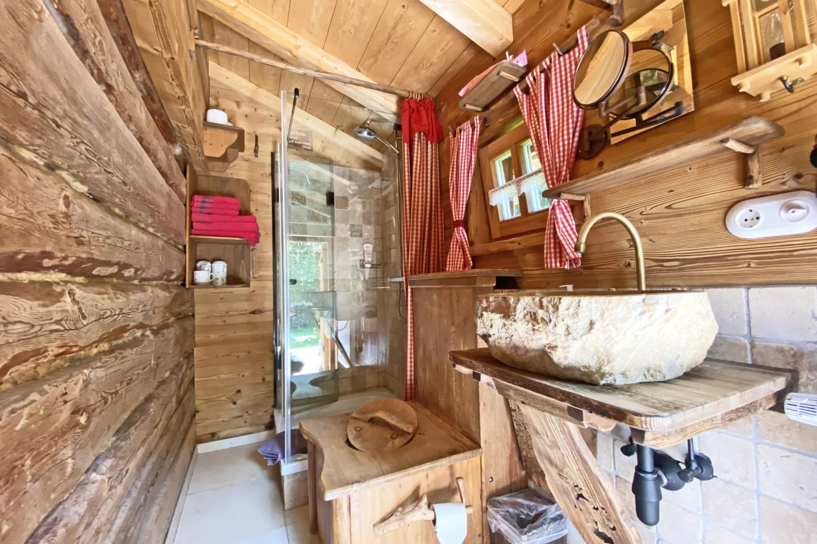 Almhütte-Salle de bain