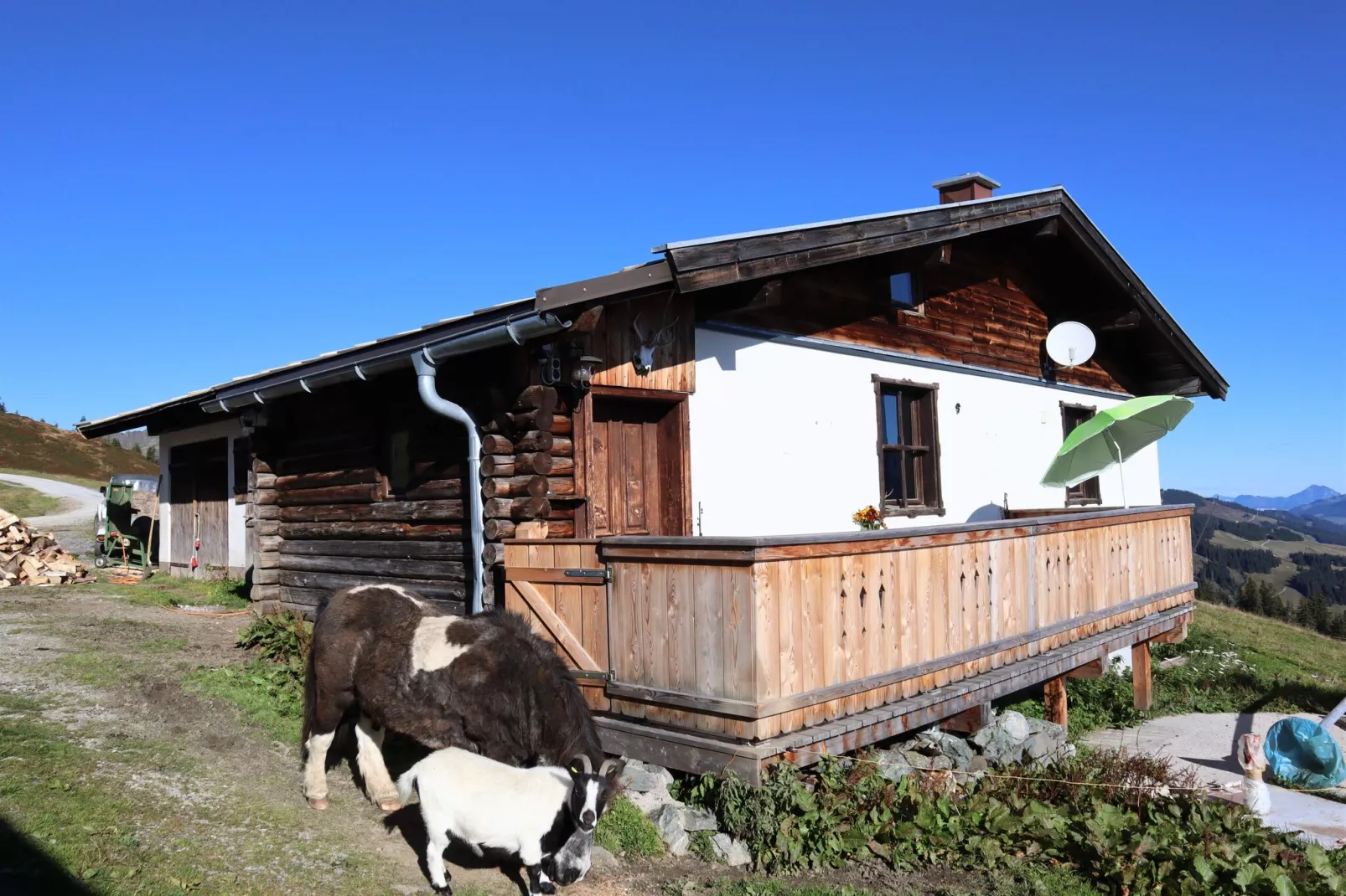 Almhütte Gipfelblick-Exterior summer