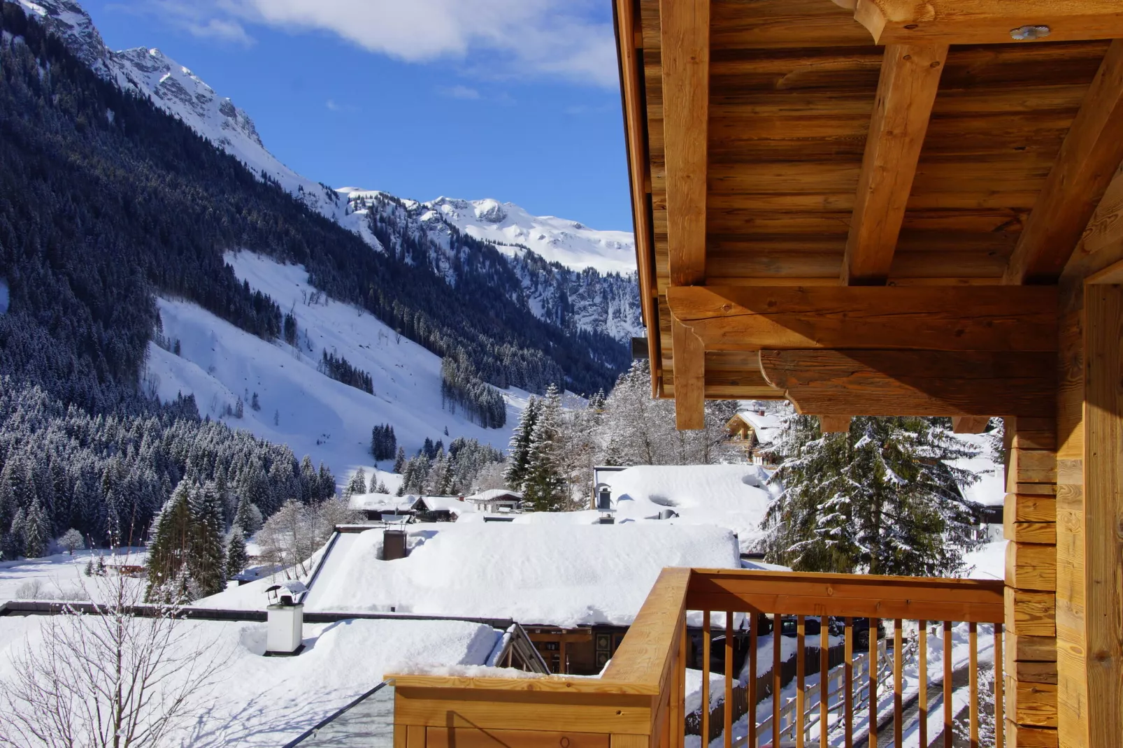 Chalet Glemmerl Mountain Lodge-Aussicht Winter