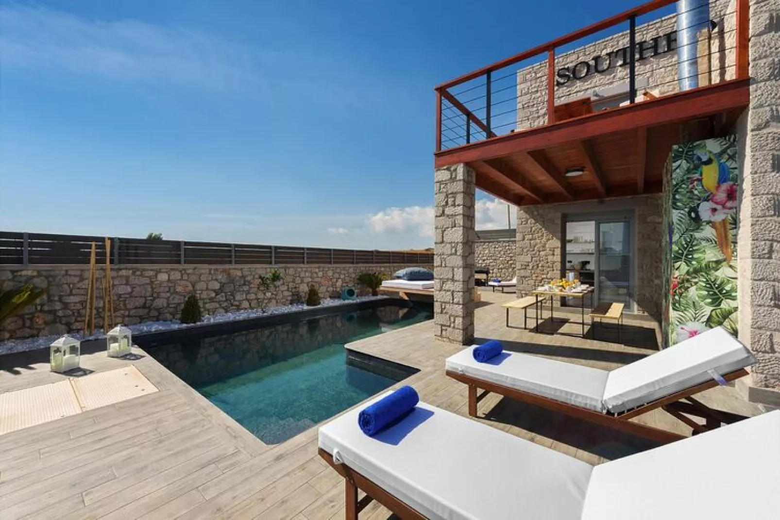 Villa Lachania-5-bedroom - Villa 1-Außenbereich Sommer