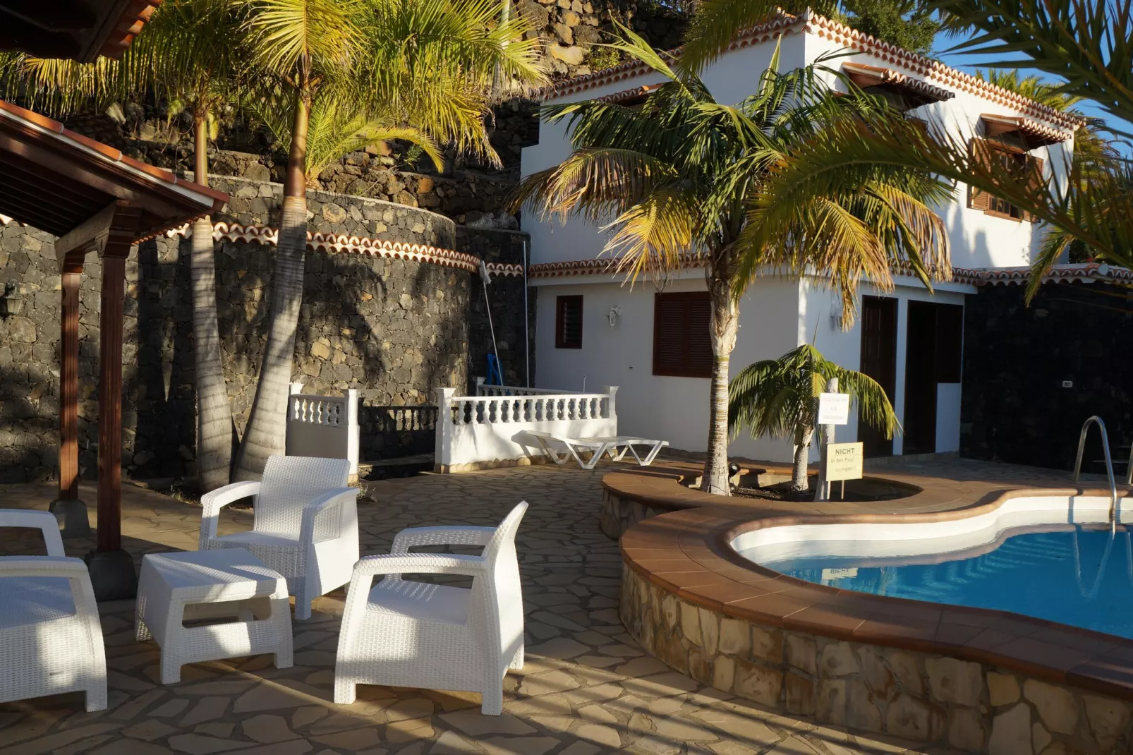 Chalet Casa de las Palmeras Typ 5-Außenbereich Sommer