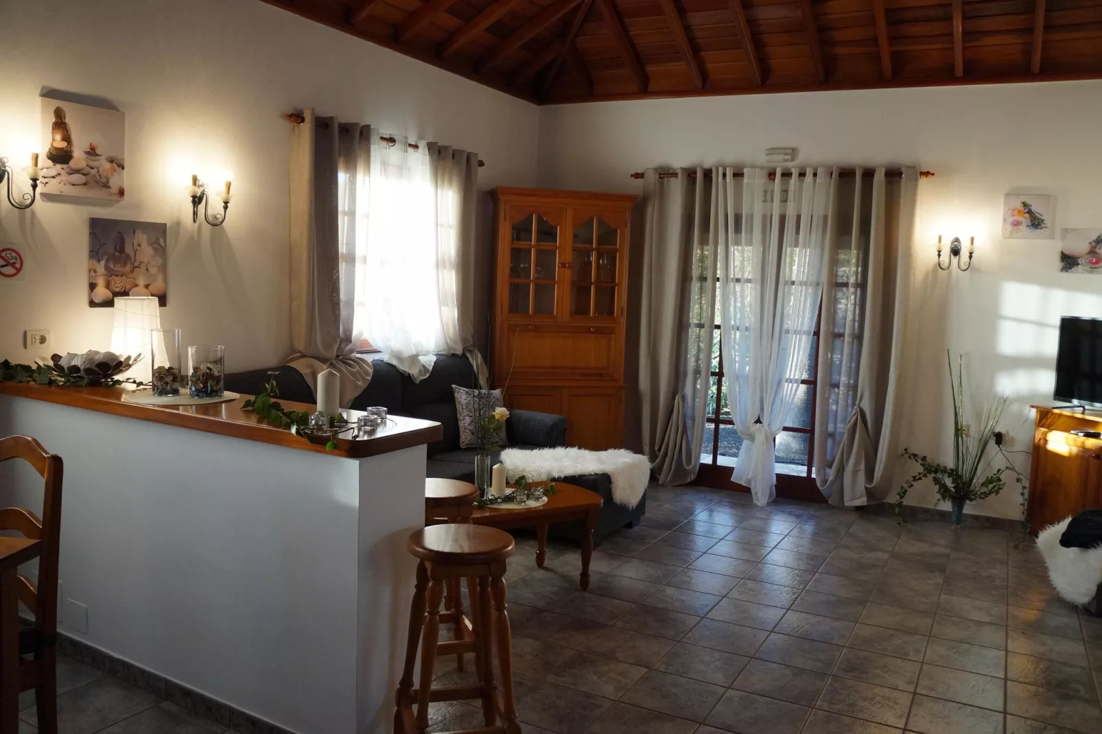 Chalet Casa de las Palmeras Typ 5-Wohnzimmer