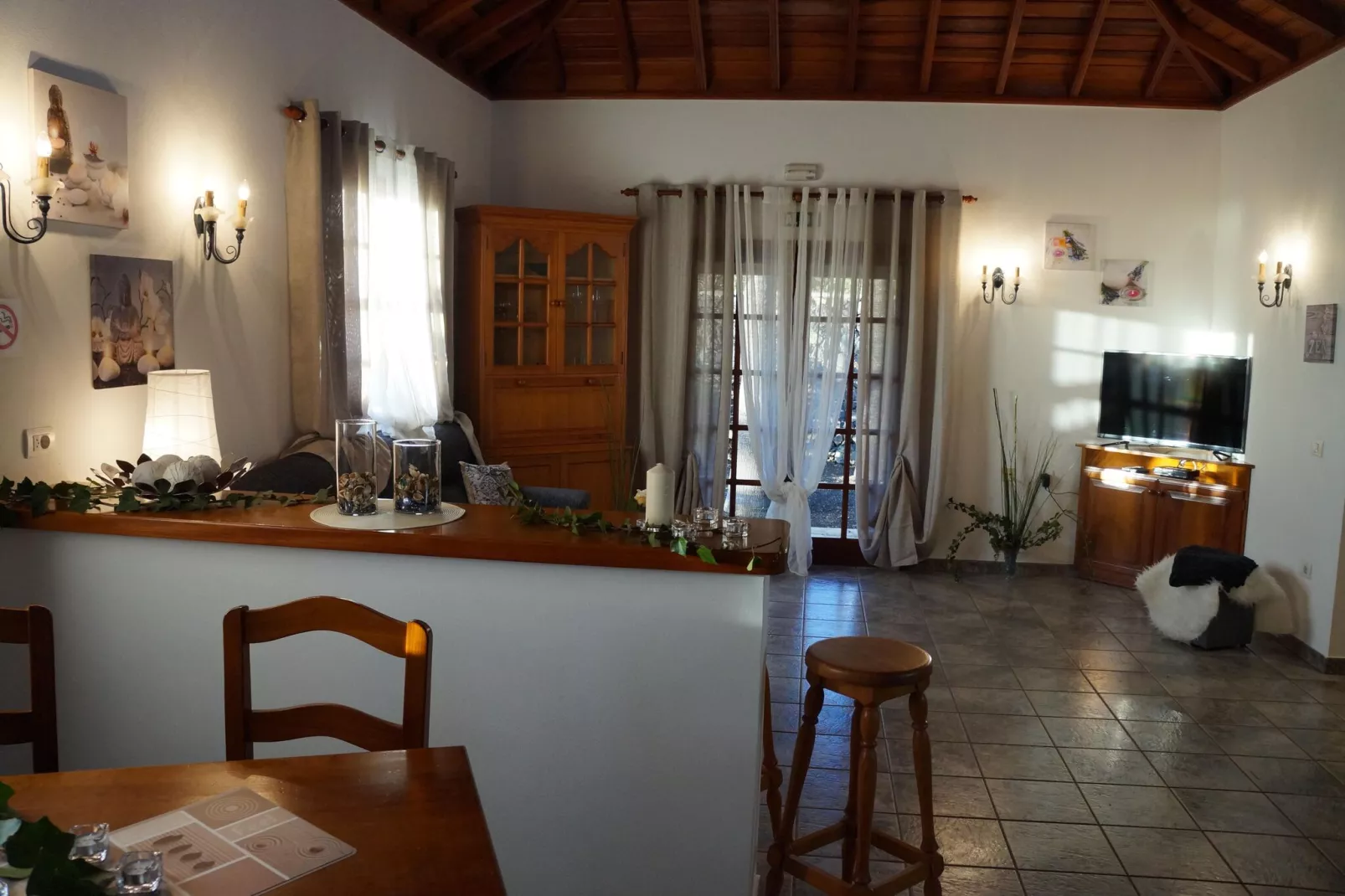 Chalet Casa de las Palmeras Typ 5-Wohnzimmer