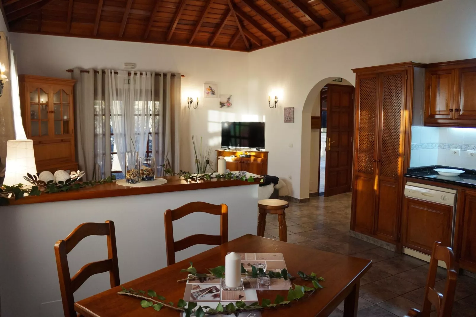 Chalet Casa de las Palmeras Typ 5-Wohnzimmer