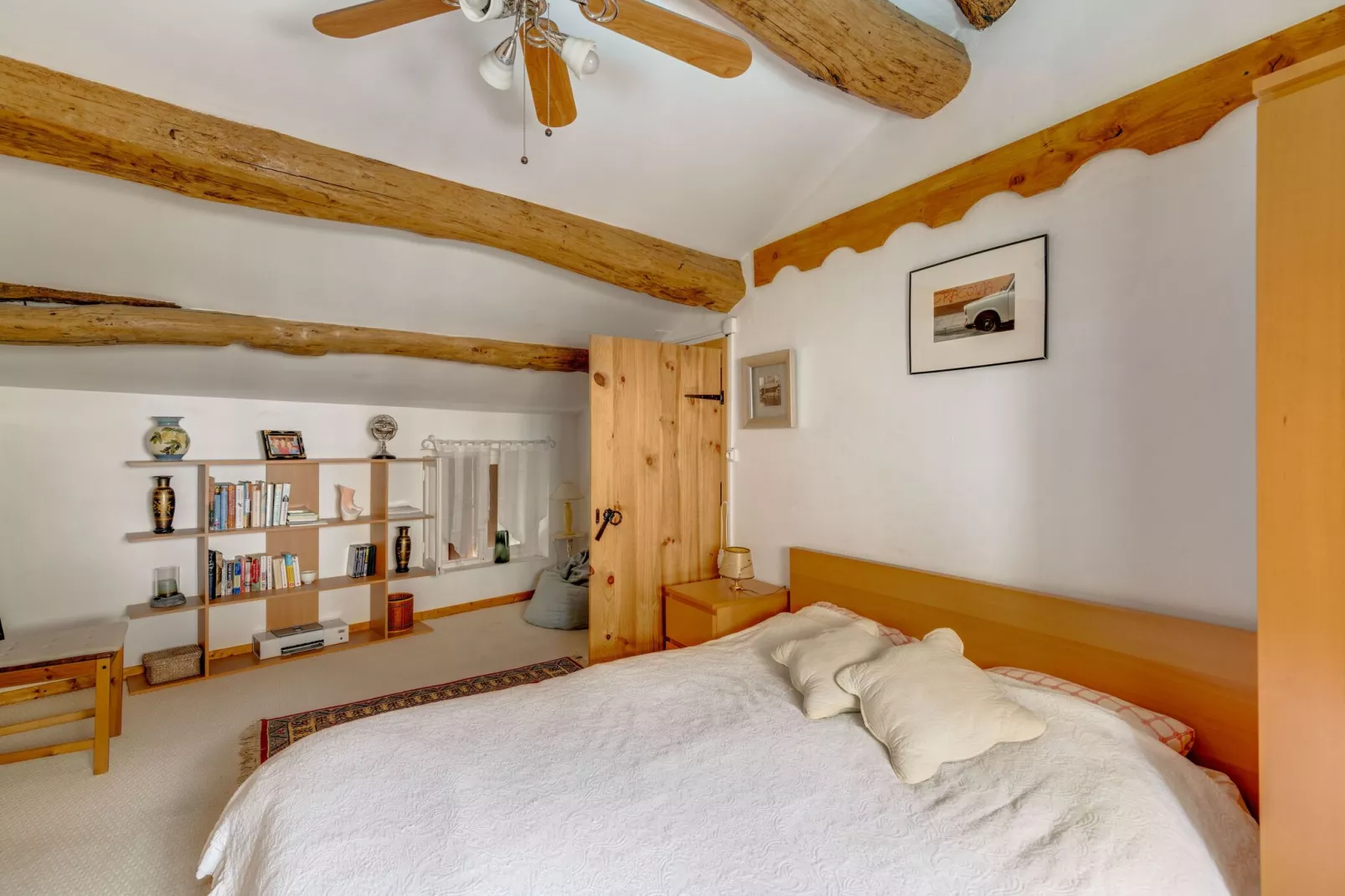Holiday home with pool in Cuxac-Cabardès-Bedroom