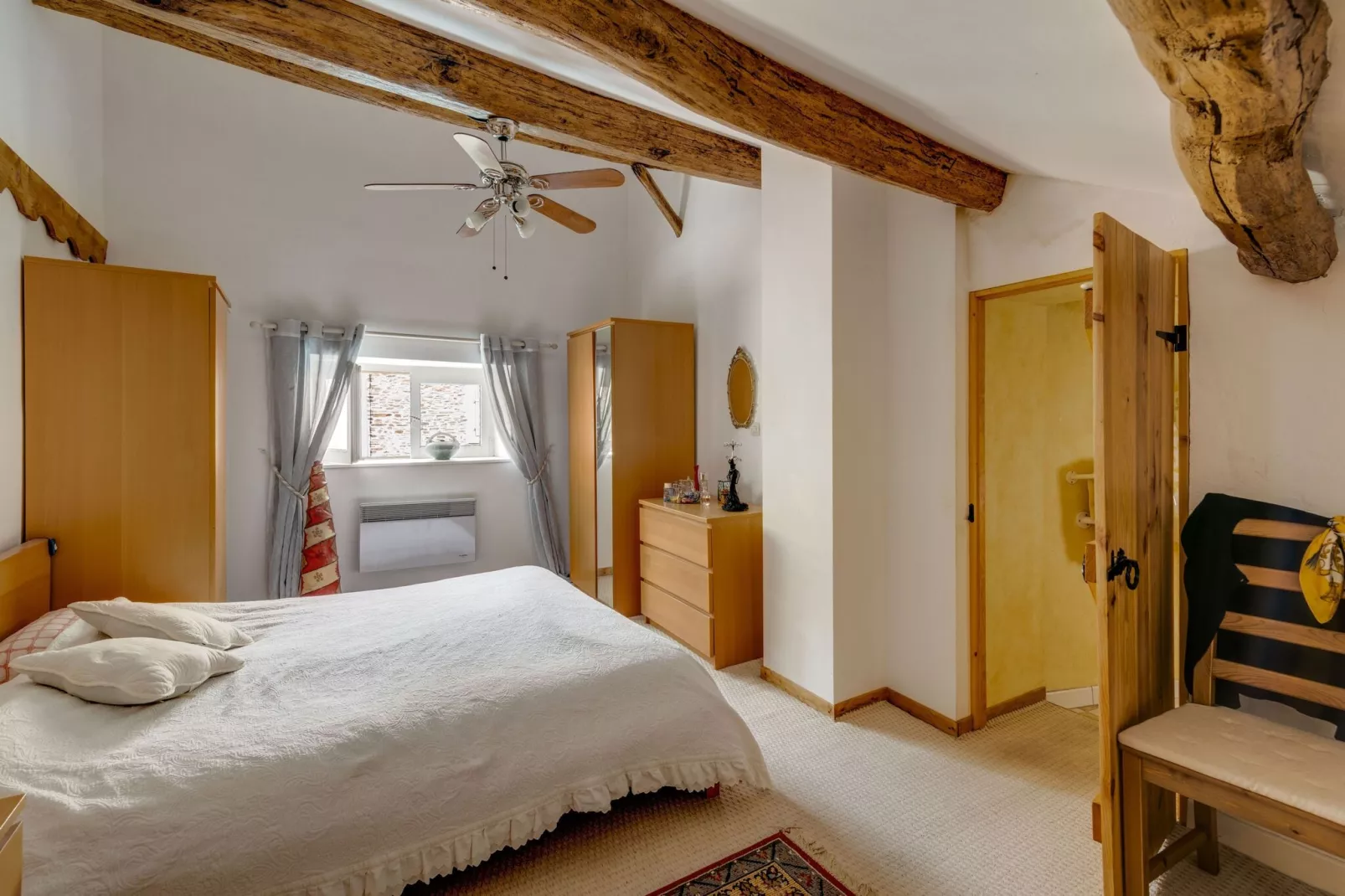 Holiday home with pool in Cuxac-Cabardès-Bedroom