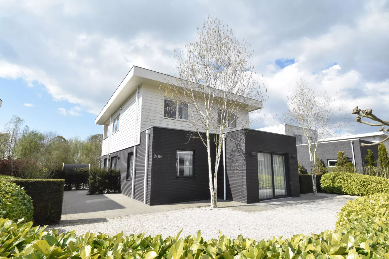 Villa Black & White Harderwijk 209-Exterior winter