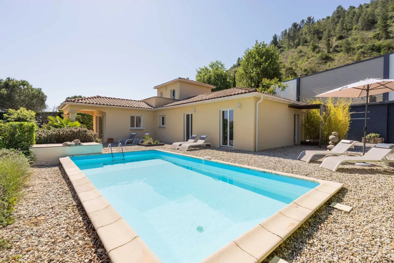 Villa - Les Vans-Pool